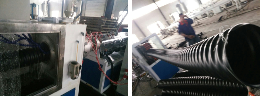 超丰塑机出品的碳素螺旋管生产设备 超丰塑机出品的碳素螺旋管生产设备