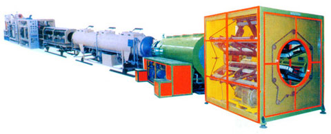 PE大口径夹克管挤出机生产线 （聚乙稀夹克管生产线 ）